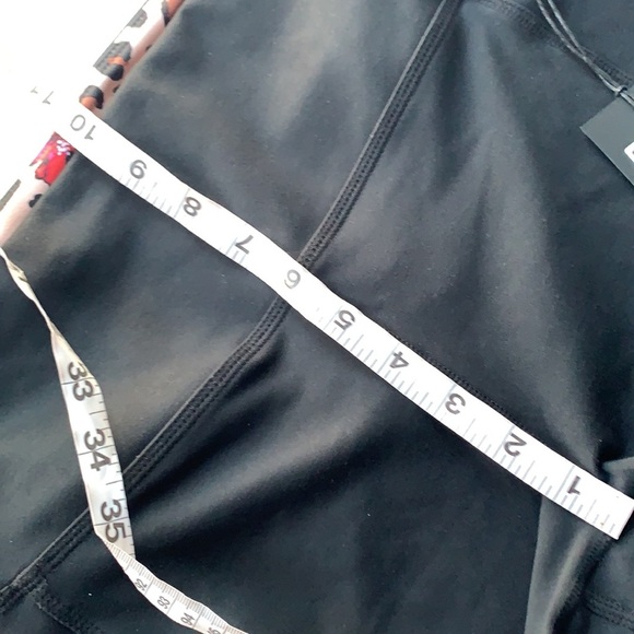 WILDFOX black/natural wild leopard biker shorts - Picture 13 of 15